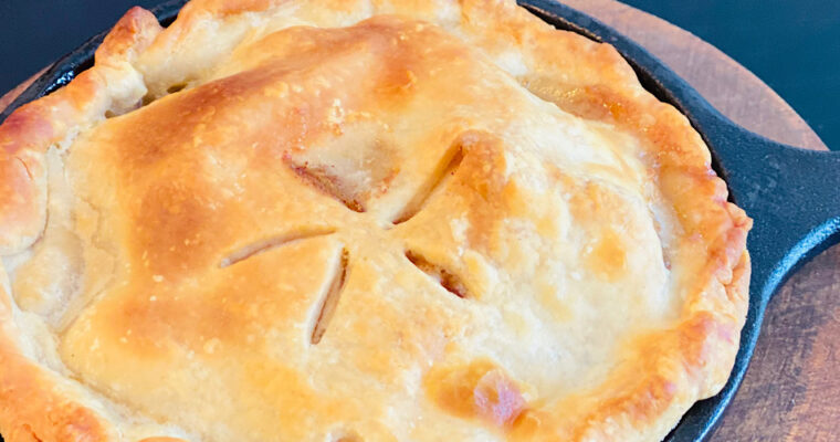 Individual Cast Iron Skillet Apple Pie Recipe