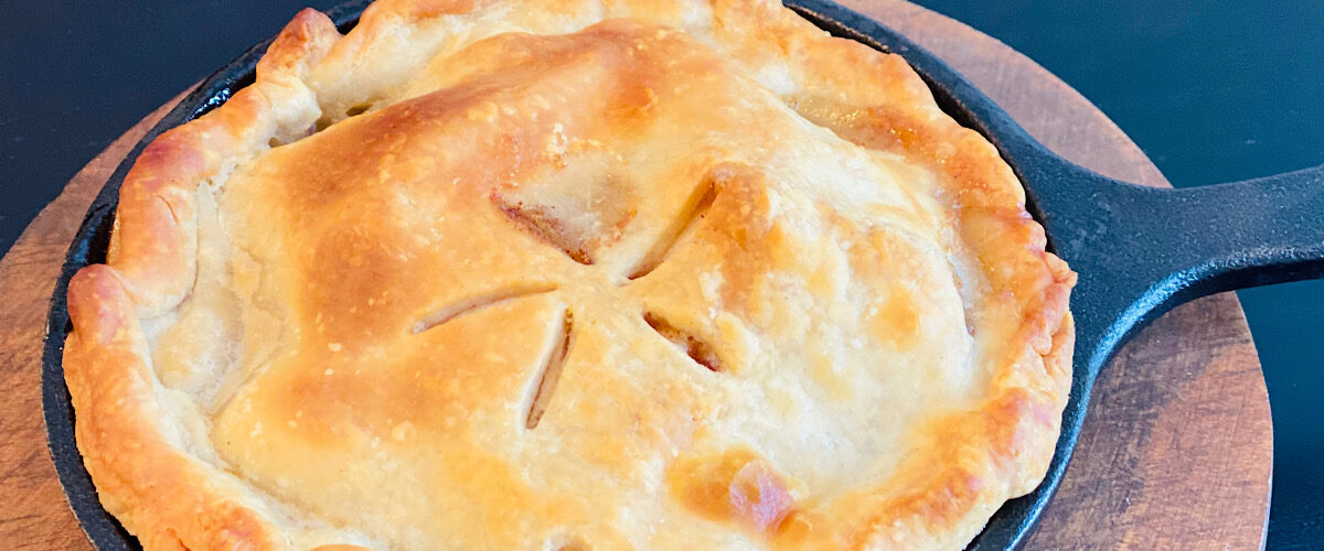 Individual Cast Iron Skillet Apple Pie Recipe