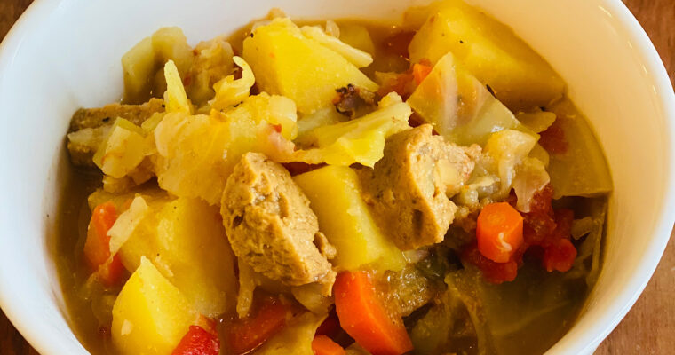 Cabbage Sausage Soup