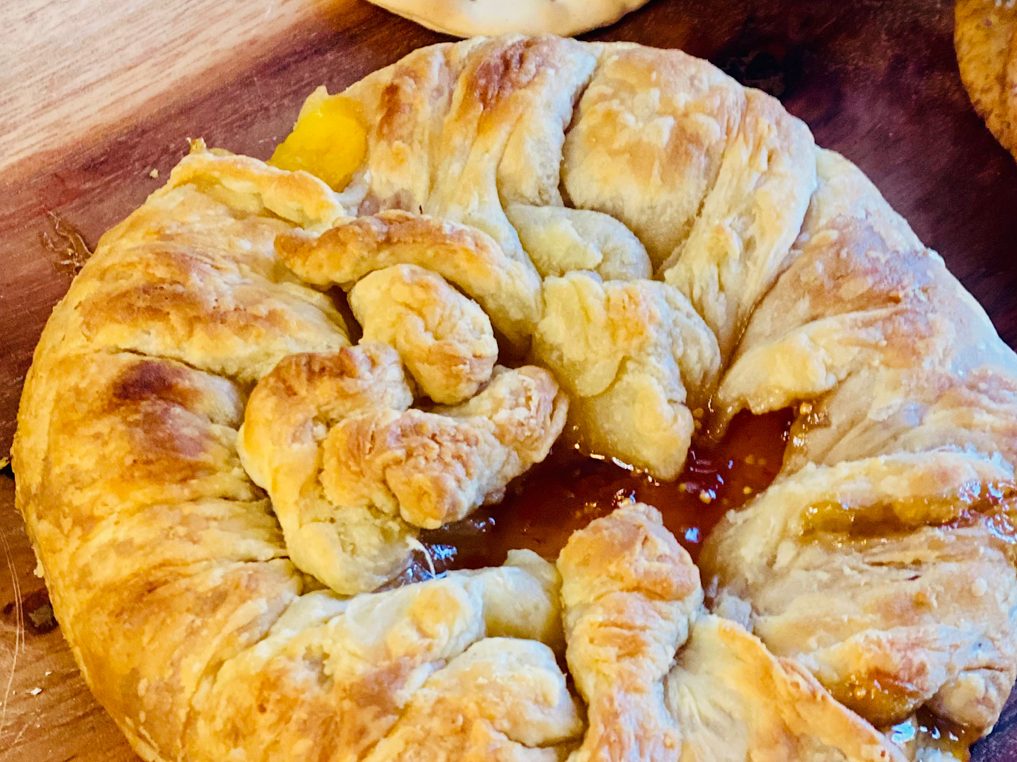 Puff Pastry with Cheese and Fig Jam