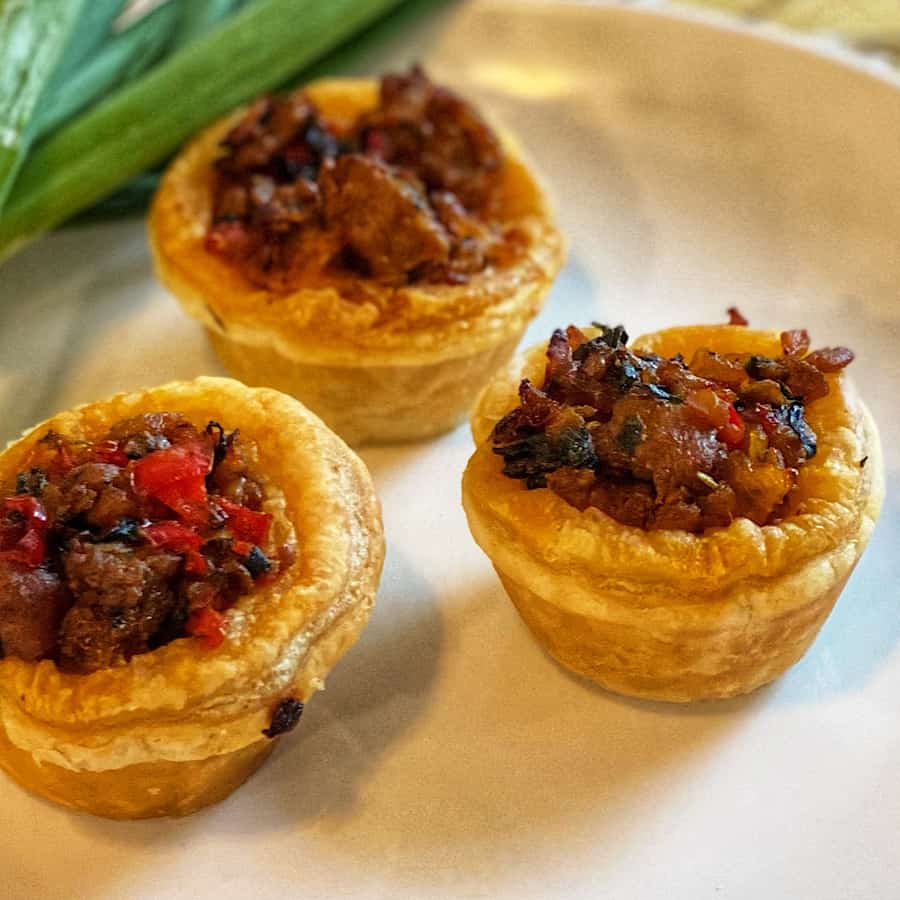 Cashew Cheese & Sausage Cups